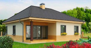 Строительство одноэтажных домов Гулькевичи цена от 23681 руб. м2