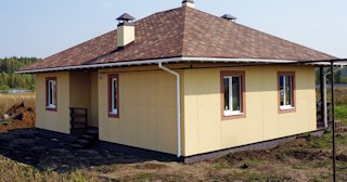 Одноэтажный дом из панелей под ключ в Гулькевичах - Строй-Гль от 133848 рублей